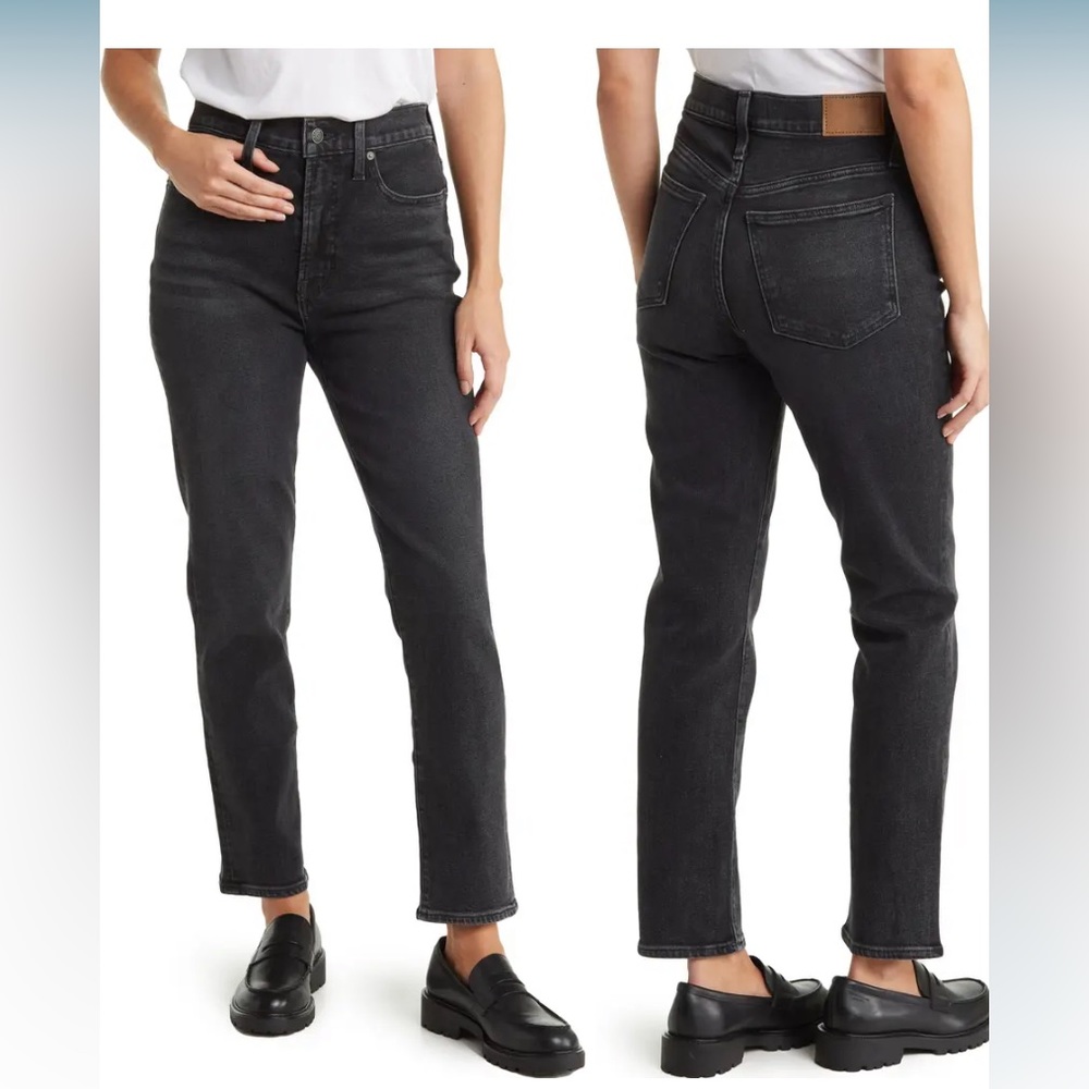 Madewell The Perfect Vintage Jeans in Erskine Wash (Black) Size 28